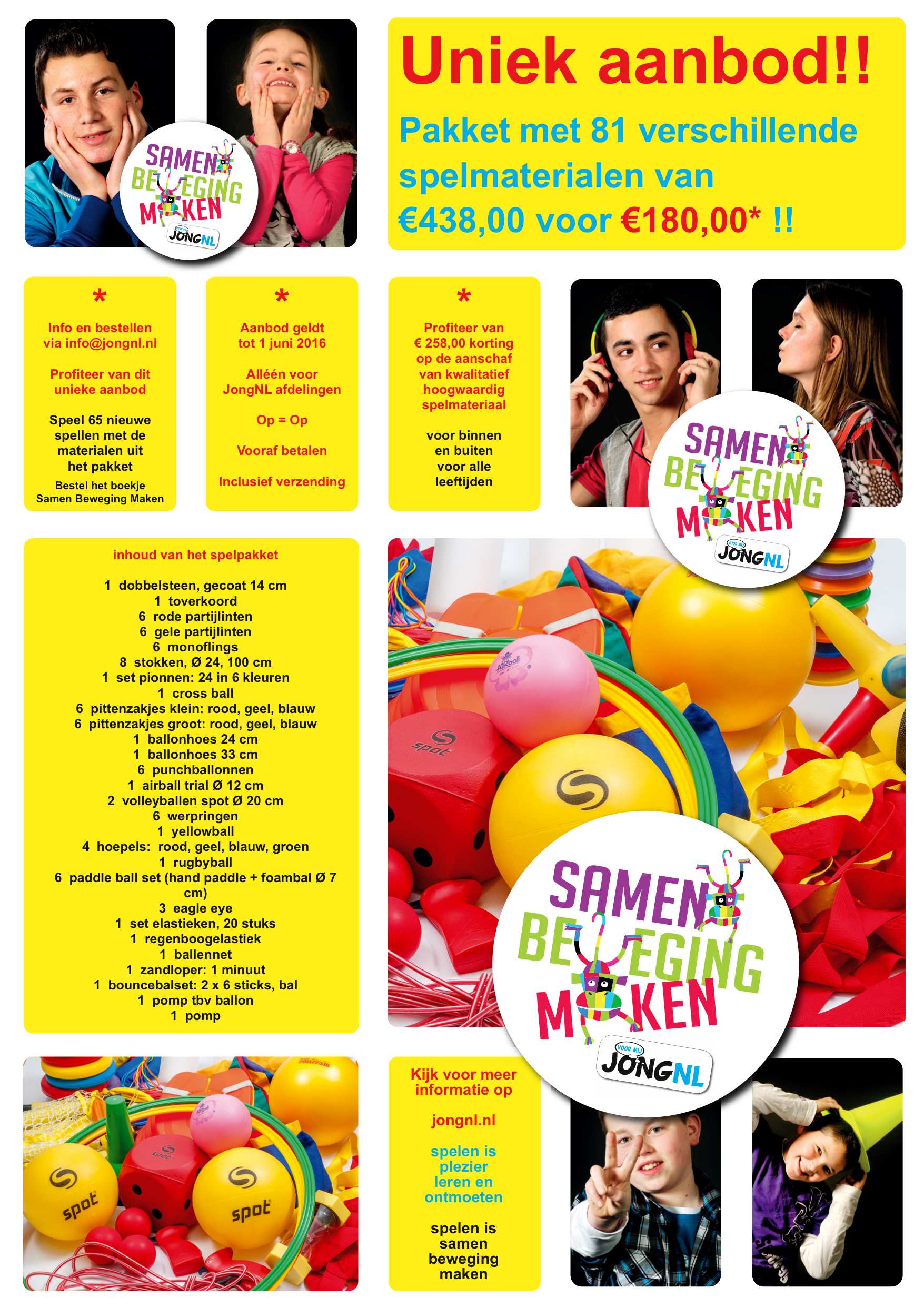 sbm actie verkoop spelmateriaal